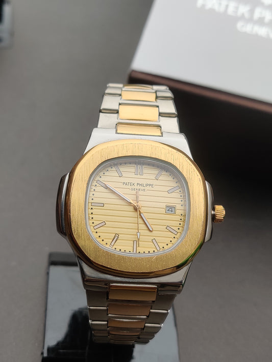 Patek Philippe Nautilus-Two tone gold dial