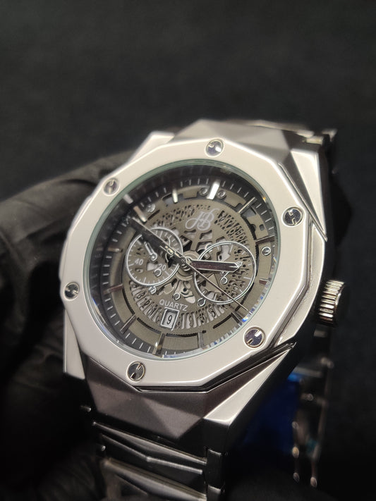 Hublot silver edition- chronograph dial