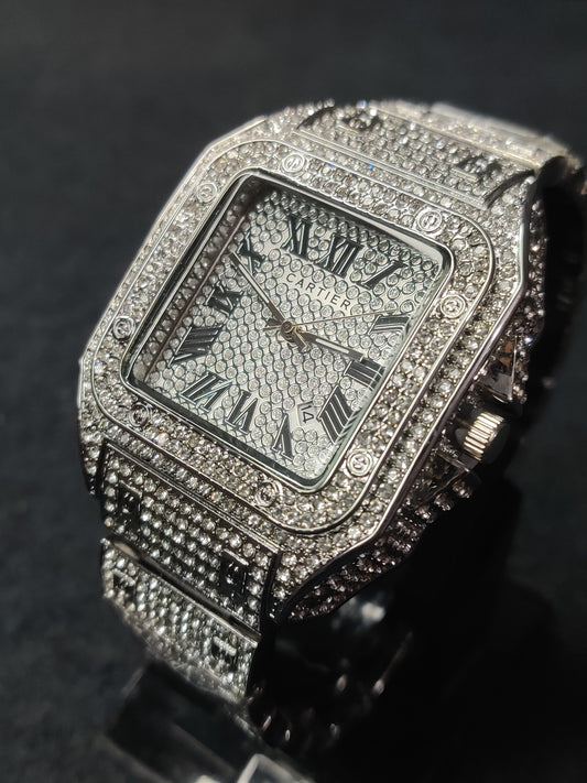 Cartier diamonds edition- white dial