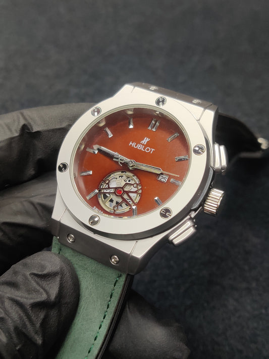 Hublot silicon strap- brown dial