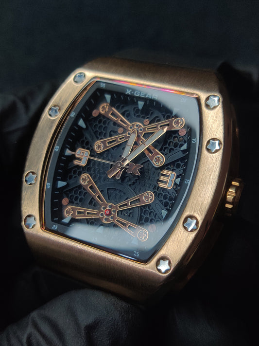 X-Gear black edition- Black dial