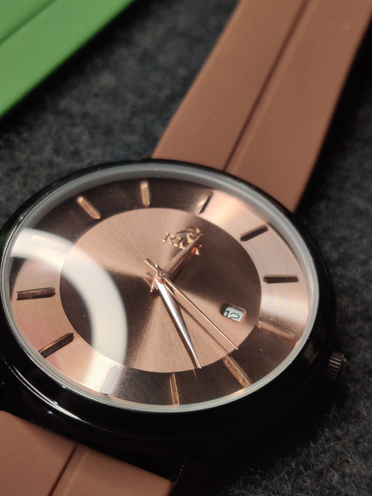 Rick silicon strap- brown dial