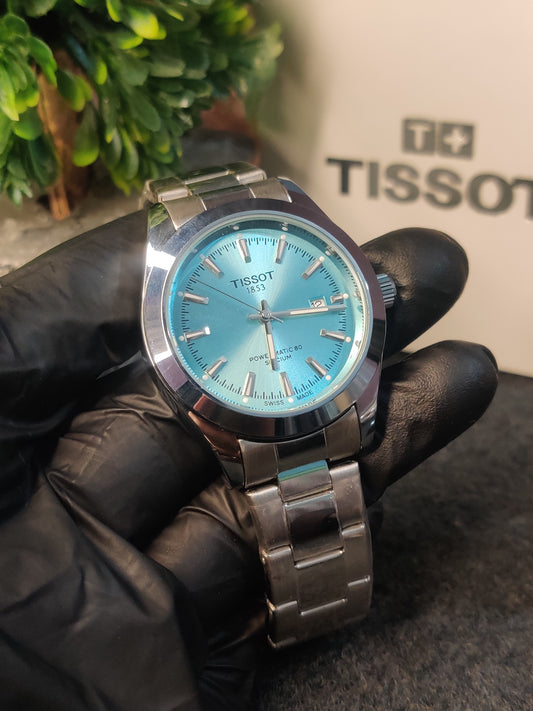 Tissot silver chain- tiffany dial